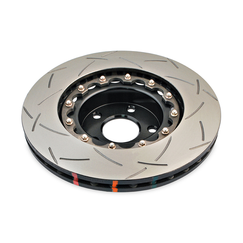 DBA 5000 Series T3 Slotted Fully Assembled 2-piece Black Hat Brake Rotor (1) DBA5010BLKS thumbnail
