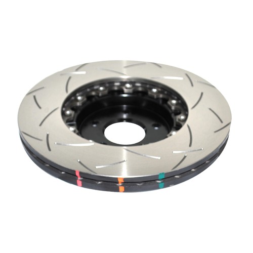 DBA 5000 Series T3 Slotted Fully Assembled 2-piece Black Hat Brake Rotor (1) DBA52134BLKS thumbnail
