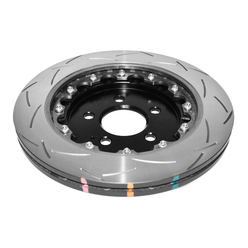 DBA 5000 Series T3 Slotted Fully Assembled 2-piece Black Hat Brake Rotor (1) DBA52165BLKS thumbnail