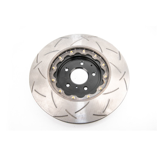 DBA 5000 Series T3 Slotted Fully Assembled 2-piece Black Hat Brake Rotor (1) DBA52314BLKS thumbnail