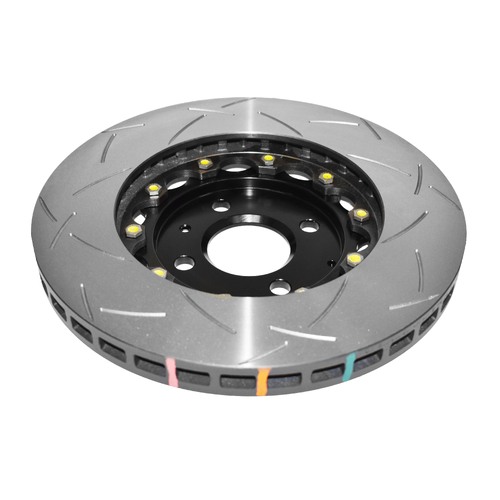 DBA 5000 Series T3 Slotted Fully Assembled 2-piece Black Hat Brake Rotor (1) DBA52358BLKS thumbnail