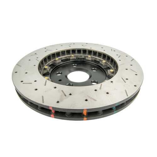 DBA 5000 Series T3 Slotted Brake Rotor (1) DBA52604BLKXS thumbnail