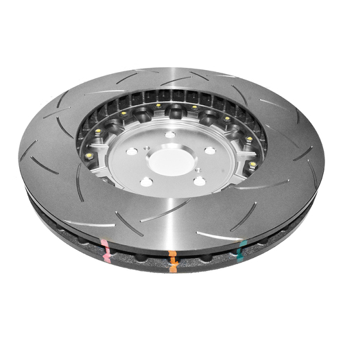DBA 5000 Series T3 Slotted Fully Assembled 2-piece Silver Hat Brake Rotor (1) DBA52788SLVS thumbnail