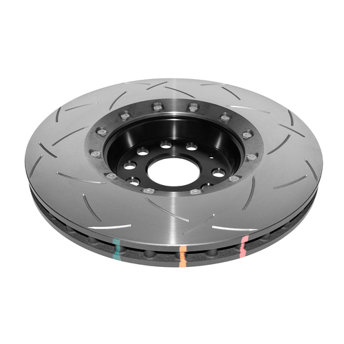 DBA 5000 Series T3 Slotted Fully Assembled 2-piece Black Hat Brake Rotor (1) DBA52808V2BLKS thumbnail