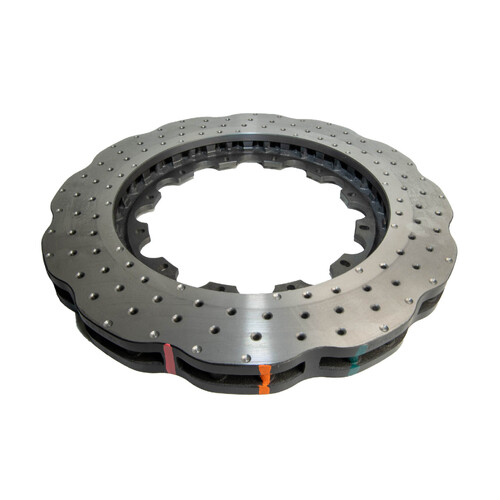 DBA 5000 Series Wave Cross Drilled & Dimpled Replacement Disc Brake Rotor Only (without Hat) (1) DBA52834.1WXD thumbnail