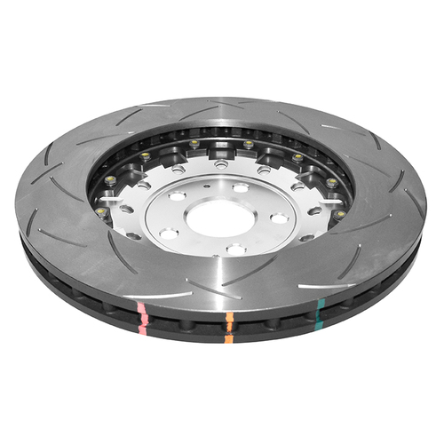 DBA 5000 Series T3 Slotted Fully Assembled 2-piece Silver Hat Brake Rotor (1) DBA52842SLVS thumbnail