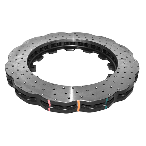 DBA 5000 Series Wave Cross Drilled & Dimpled Replacement Disc Brake Rotor Only (without Hat) (1) DBA52844.1WXD thumbnail