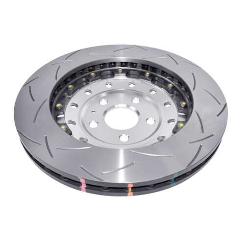 DBA 5000 Series T3 Slotted Fully Assembled 2-piece Silver Hat Brake Rotor (1) DBA52844SLVS thumbnail