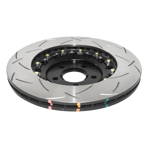 DBA 5000 Series T3 Slotted Fully Assembled 2-piece Black Hat Brake Rotor (1) DBA52968BLKS thumbnail