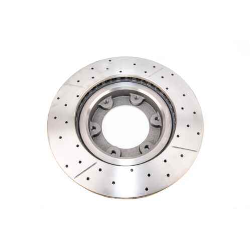 DBA Street Series Gold Cross Drilled & Slotted Brake Rotor (1) DBA784X thumbnail