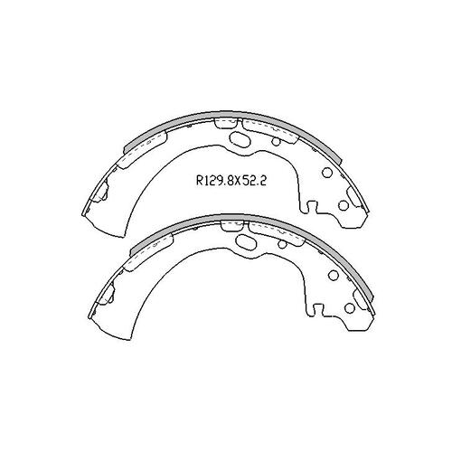 Maxistop Brake Shoe Set E1657 thumbnail