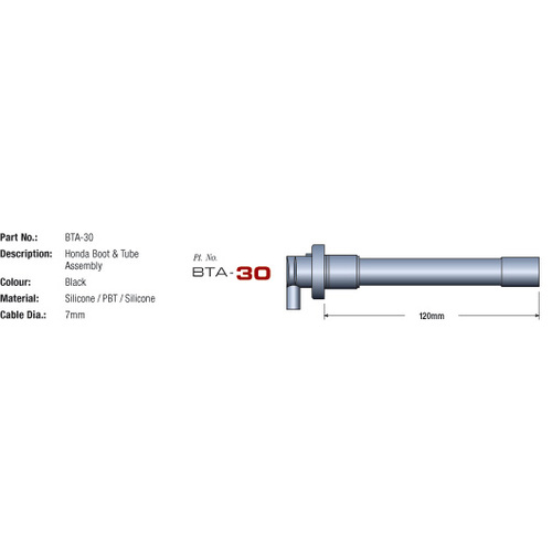 Eagle 7mm Ignition Leads & 4 Ngk Standard Spark Plugs E74504-BKR6E-11 thumbnail