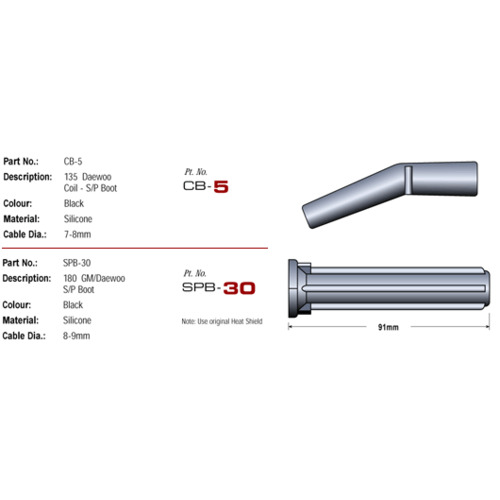 Eagle 7mm Ignition Leads & 4 Ngk Standard Spark Plugs E74593-BPR6ES thumbnail