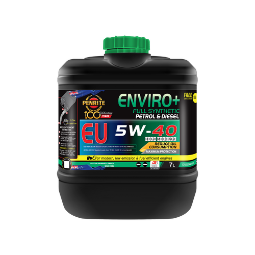 Penrite ENVIRO+ EU 5W-40 Full Synthetic Engine Oil 7L EPLUSEU5W40007 thumbnail
