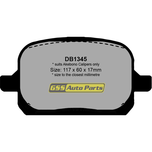 TRW Brake Pads =DB1345 thumbnail