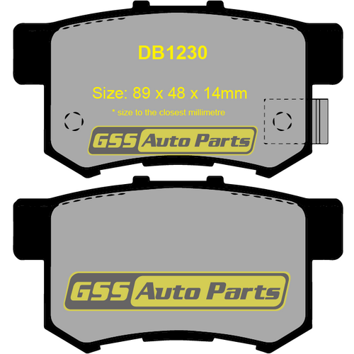 TRW Brake Pads =DB1230 thumbnail
