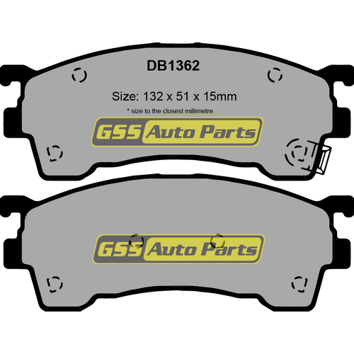 TRW Brake Pads =DB1362 thumbnail