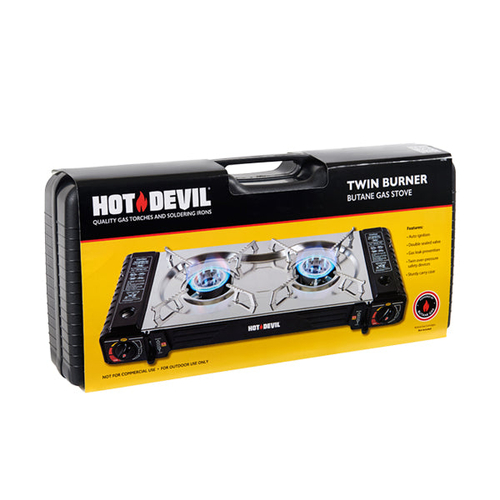 Hot Devil Twin Burner Stove HDTBS thumbnail