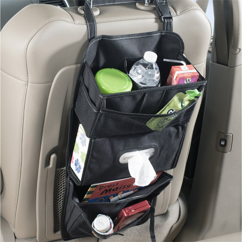 Highroad TissuePockets(TM) Seat Organiser Black HR-5539-BLK thumbnail