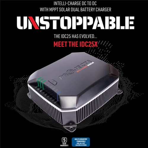 Projecta Intelli-Charge 12-24V 25A Dual Battery DC-DC Charger MPPT Solar Controller IDC25X thumbnail