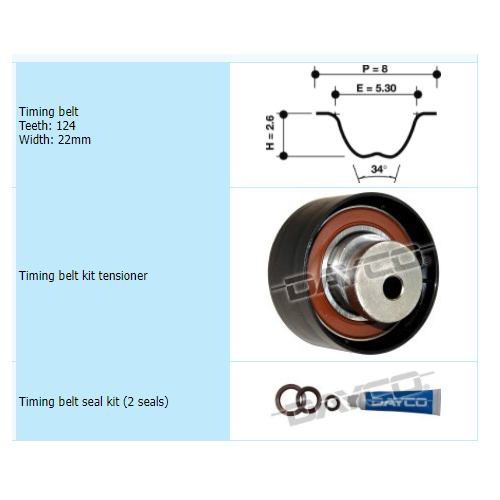 TIMING BELT KIT FIAT thumbnail