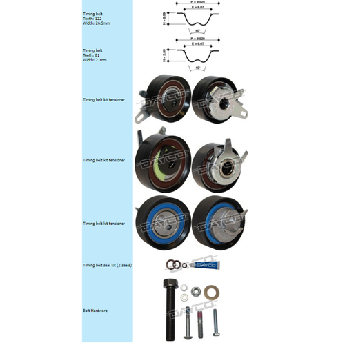 Dayco Timing Belt Kit KTB489E thumbnail