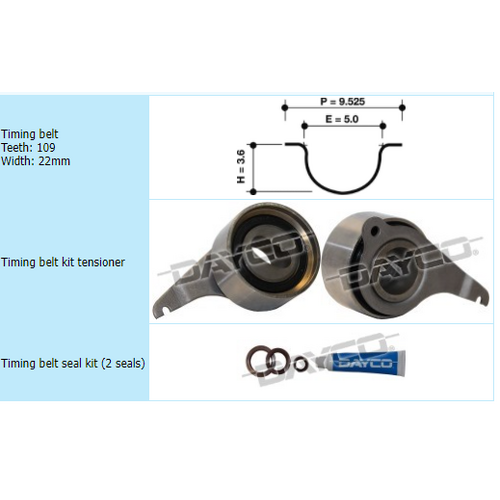 Dayco Timing Belt Kit KTBA053 thumbnail