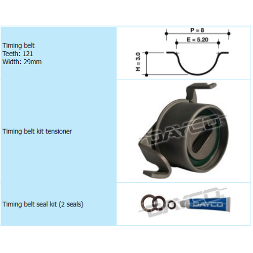 Dayco Timing Belt Kit KTBA064 thumbnail