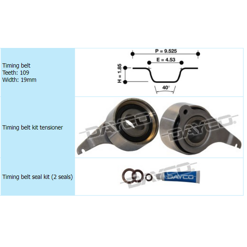 Dayco Timing Belt Kit KTBA146 thumbnail