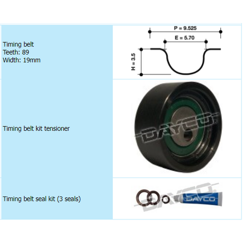 Dayco Timing Belt Kit KTBA241 thumbnail