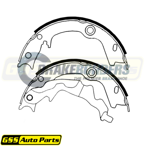 Powerstop Handbrake Brake Shoe N1956 thumbnail