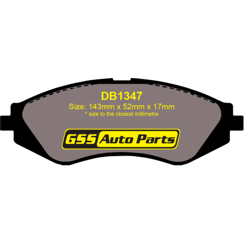 Front Genuine Brake Disc Pads P15002N DB1347 thumbnail