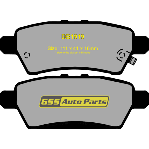 Front Genuine Brake Disc Pads P24051N DB1366 thumbnail