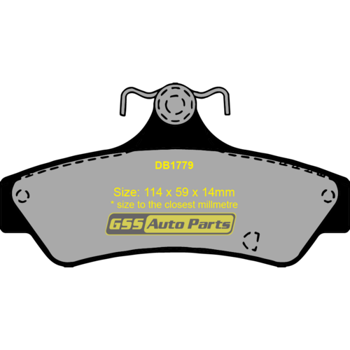 Front Genuine Brake Disc Pads P30018N DB1504 thumbnail