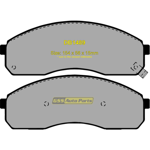 Front Genuine Brake Disc Pads P50085N DB1973 thumbnail
