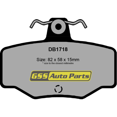 Rear Genuine Brake Disc Pads P56024N DB1718 thumbnail