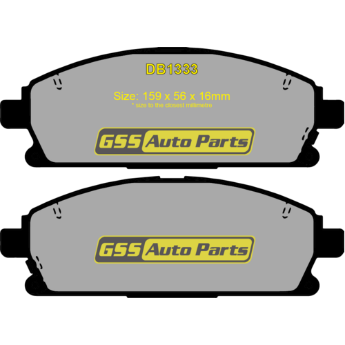Front Genuine Brake Disc Pads P56040N DB1333 thumbnail