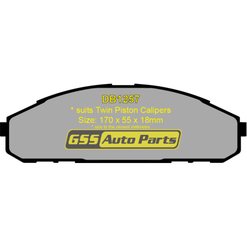 Rear Genuine Brake Disc Pads P83057N DB1680 thumbnail