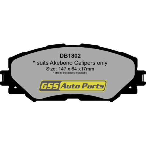 Front Genuine Brake Disc Pads P83082N DB1802 thumbnail