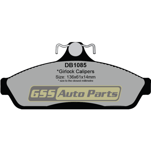 Front Genuine Brake Disc Pads P99016N DB1085 thumbnail