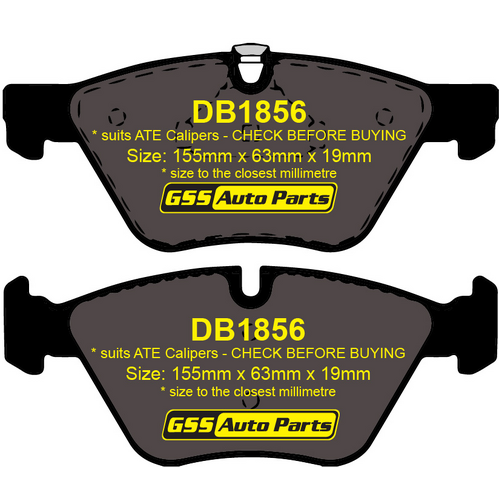 Premier Front Semi-Metallic Brake Pads PR1856 DB thumbnail