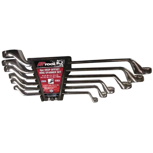 PKTool 6pc Metric Ring Spanner Deep Offset Spanner Set PT10176 thumbnail
