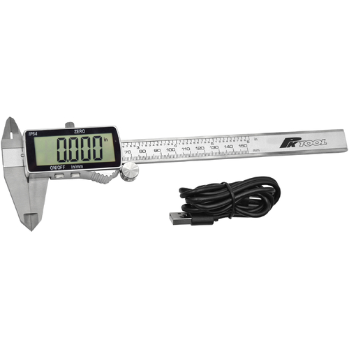 PK Tool Digital Rechargeable Vernier Caliper 150mm Steel PT40820 thumbnail