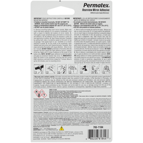 Permatex Rearview Mirror Adhesive PX03325 thumbnail
