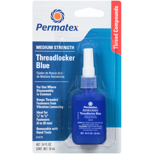 Permatex Medium Strength Threadlocker 10ml 24210 PX24210 thumbnail