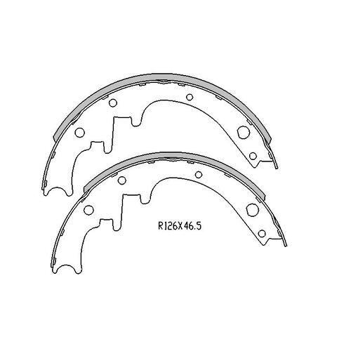 RDA Rear Brake Shoes & Wheel Cylinders R1271-P5748 thumbnail