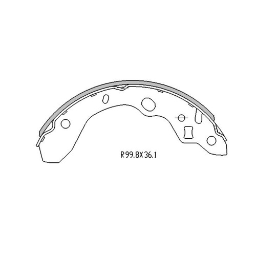 RDA Rear Brake Shoes & Wheel Cylinders R2005WC thumbnail