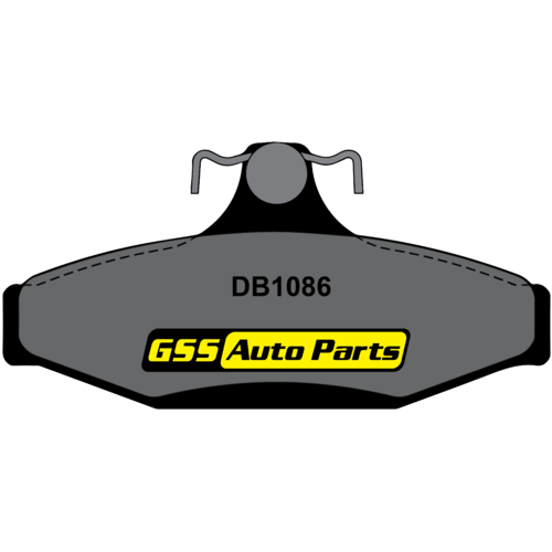 Rear Rda Dimpled Slotted Brake Disc Rotors & Brake Pads RDA16D-RDB1086 RDA16-RDB1086 thumbnail