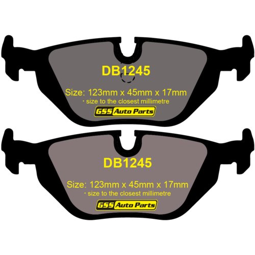 RDA Rear Brake Disc Rotors (pair) & Brake Pads RDA7073-RDB1245 thumbnail