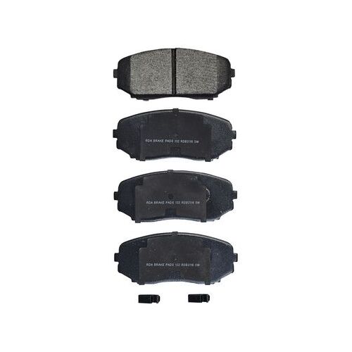 Front Rda Brake Disc Rotors (pair) & Brake Pads RDA7476-RDB2116  thumbnail